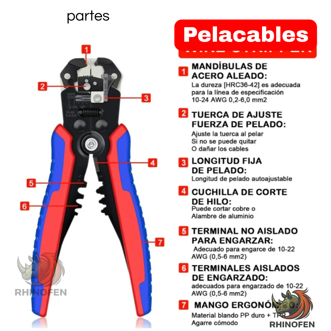Kit de Crimpado de Virolas 5 en 1 | Herramienta Pelacables