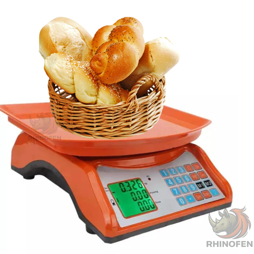 Balanza Digital Comercial 40kg color Naranja