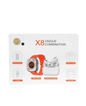 X8 Reloj Smart + Audífonos + Cargador Portátil