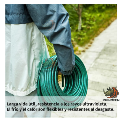 Manguera Jardín Reforzada 1/2 Pulgada 50m verde