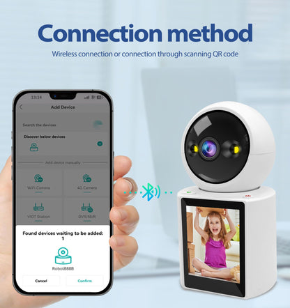 Cámara Hd Wifi 1080p Ptz Interior Baby Monitoring