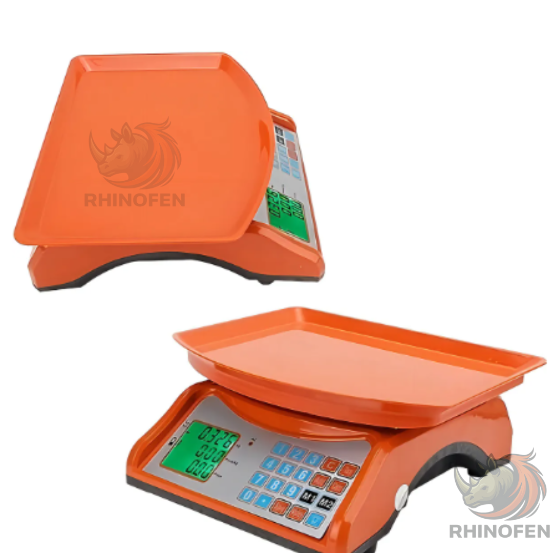 Balanza Digital Comercial 40kg color Naranja