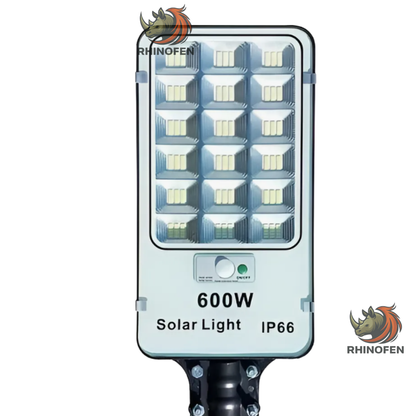 Foco Led Con Panel Solar 600w Exterior Ip66 + Soporte