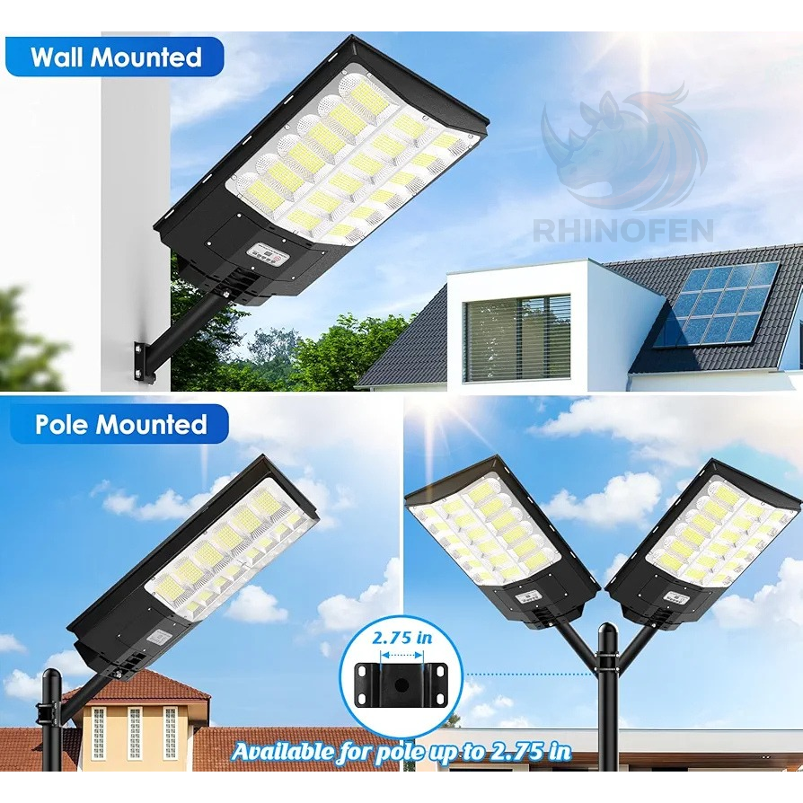 Foco Solar 1000w Led Calidad + Soporte + Control Ip67