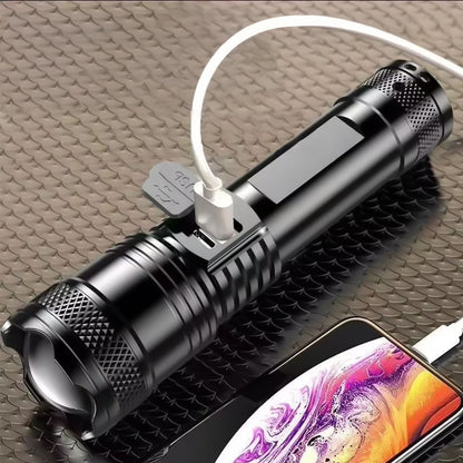 Linterna Telescópica Recargable USB