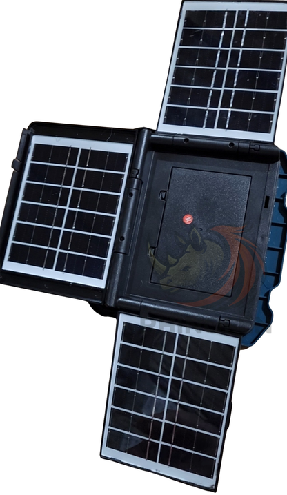 Foco Solar Recargable 336 Led / Batería Auxiliar / 3 Paneles