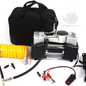Compresor de Aire para Auto 12V Doble Cilindro