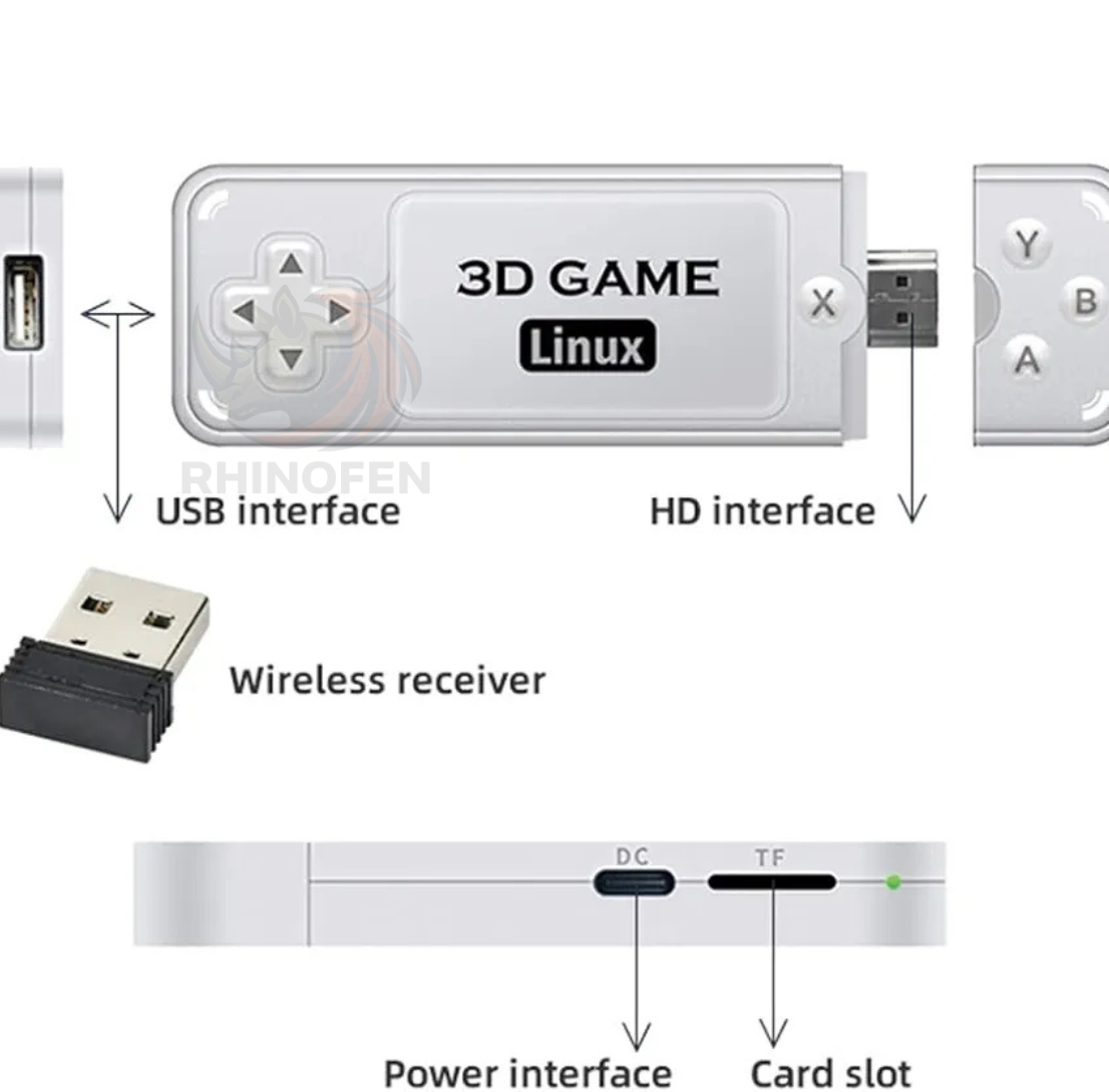 Consola HDMI Retro HD con 2 Mandos Inalámbricos