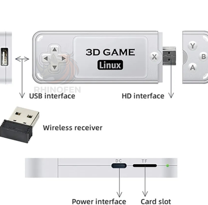 Consola HDMI Retro HD con 2 Mandos Inalámbricos