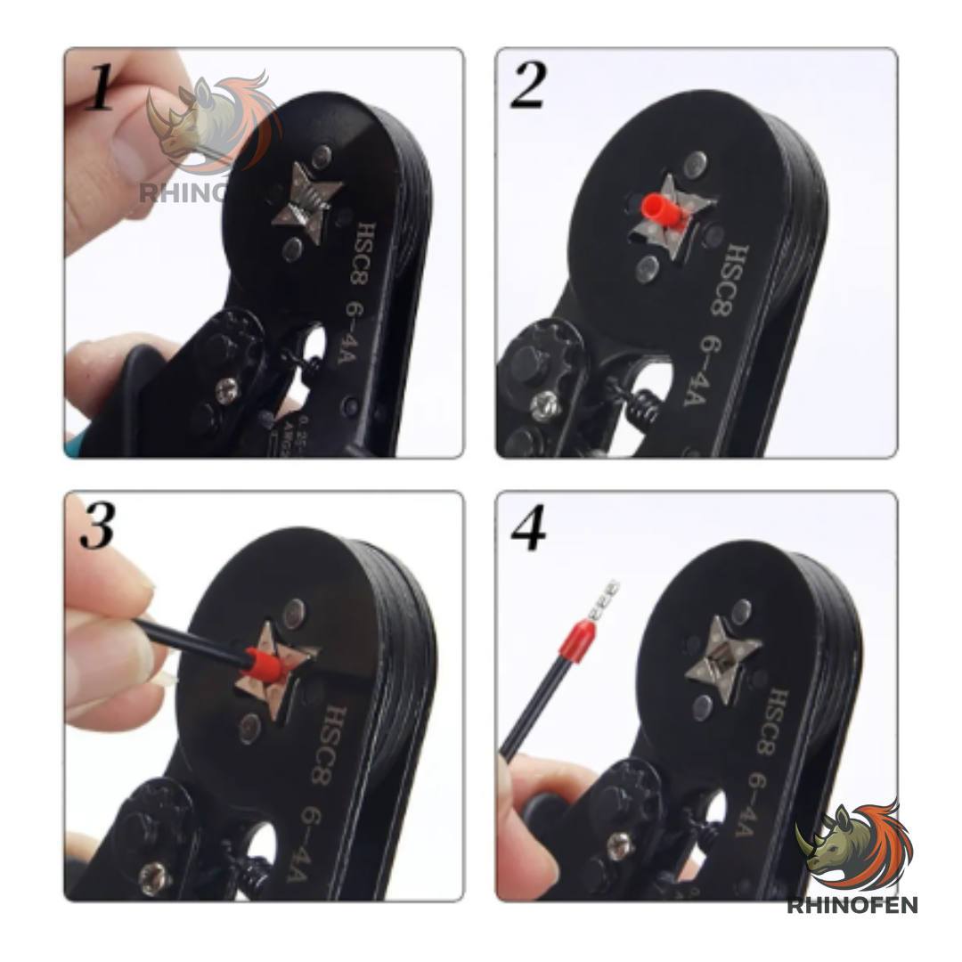 Kit de Crimpado de Virolas 5 en 1 | Herramienta Pelacables