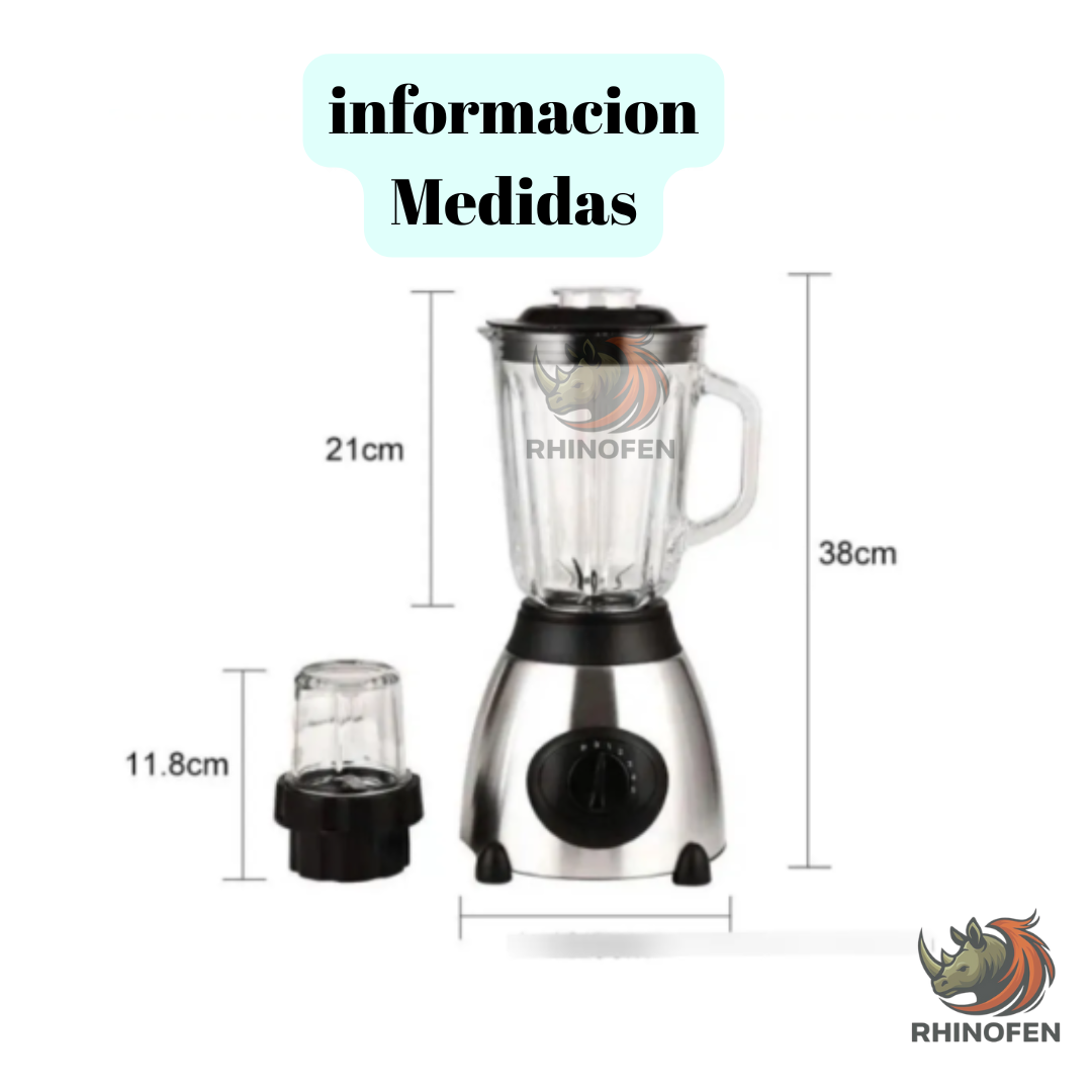 Licuadora y moledor de café 2 en 1  de Vidro 1.5Litros
