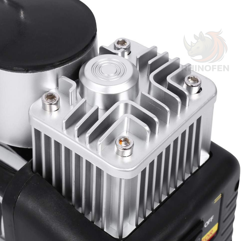 Compresor de Aire para Auto 12V Doble Cilindro