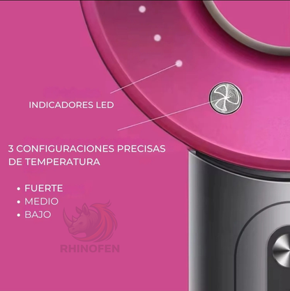 Secador Iónico Tipo Supersonic con Difusor y Boquillas