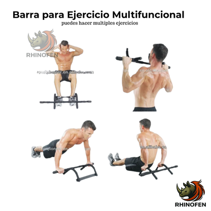 Barra Ejercicios para PlateadoPuerta Multifuncional Color