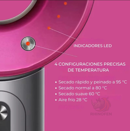 Secador Iónico Tipo Supersonic con Difusor y Boquillas