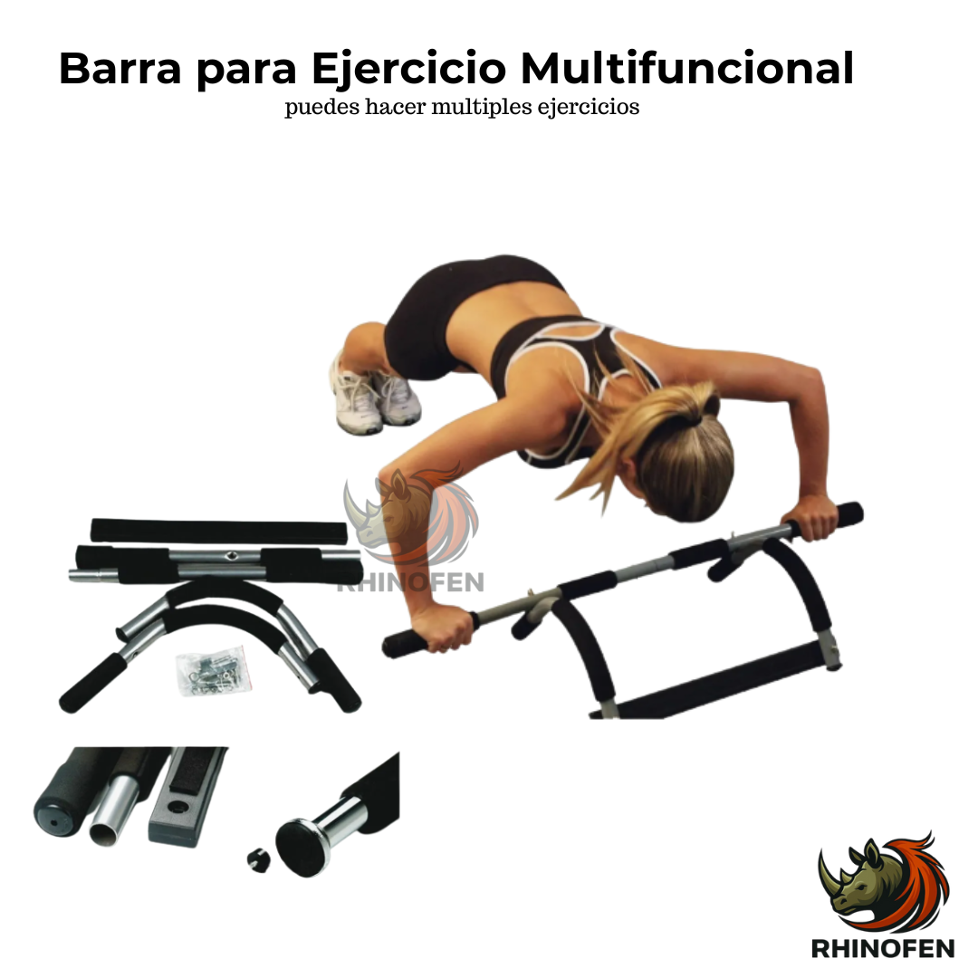 Barra Ejercicios para PlateadoPuerta Multifuncional Color