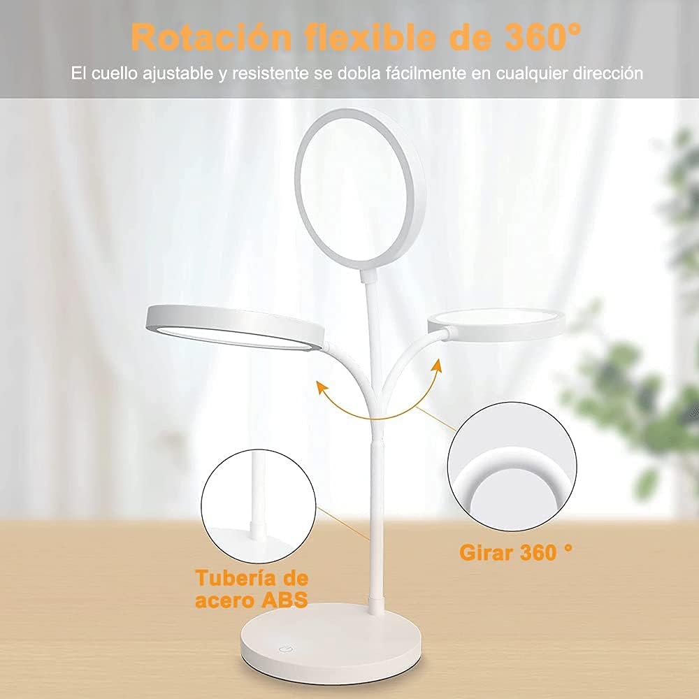 Lampara Led De Escritorio Recargable Protector De Vista