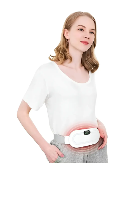 Cinturón Térmico Masajeador para Cólicos Menstruales  USB