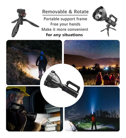 Linterna Led P70 Foco Multifuncional Recargable Potente