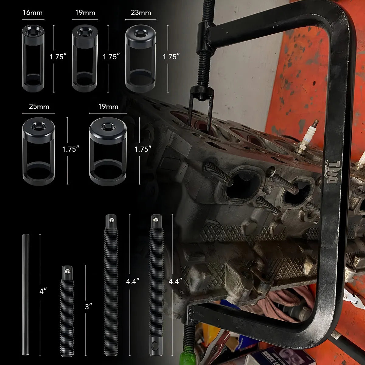 Kit 10 Piezas Extractor Válvulas Automotriz Universal