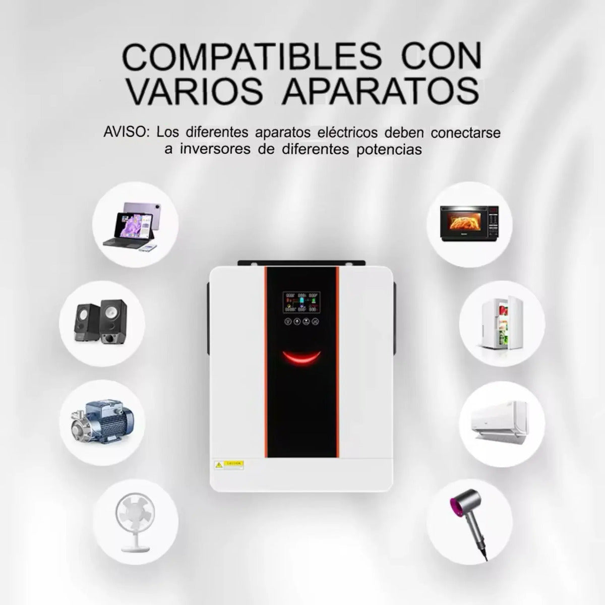 Inversor Solar 6.2 Kw 48v Cargador Hibrido Onda Pura 6200w