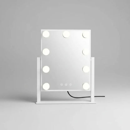 Espejo Tocador Maquillaje Profesional Led 9 Luces Usb 360°