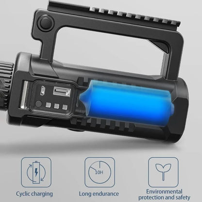 Linterna Led P70 Foco Multifuncional Recargable Potente