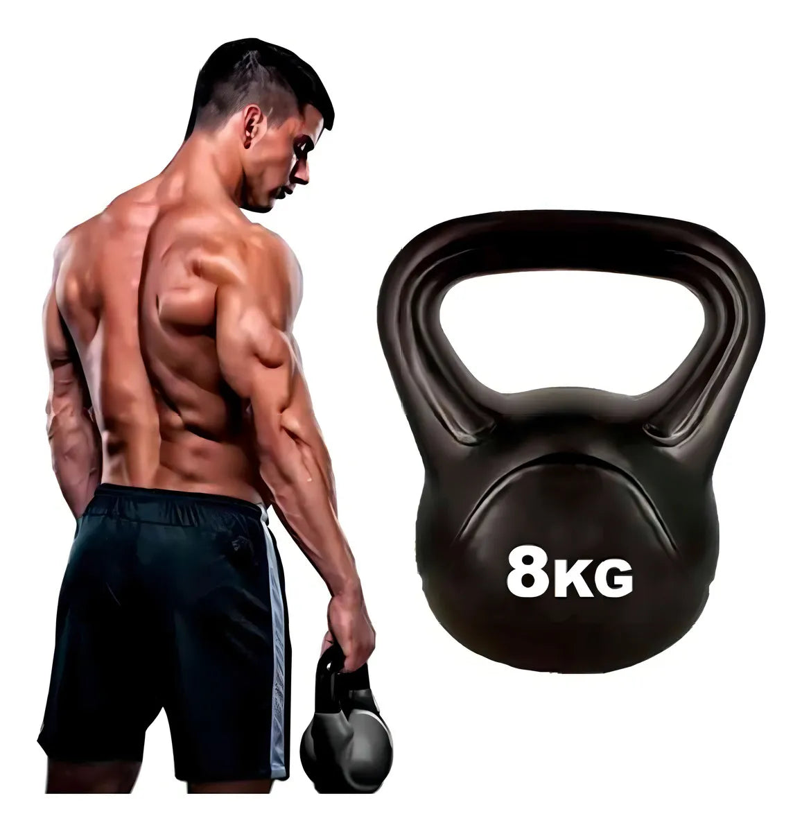 Pesa Rusa Kettlebell 8kg Entrenamiento Crossfit Fitness