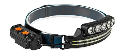 Linterna Led Frontal De Cabeza Recargable con Sensor de mano