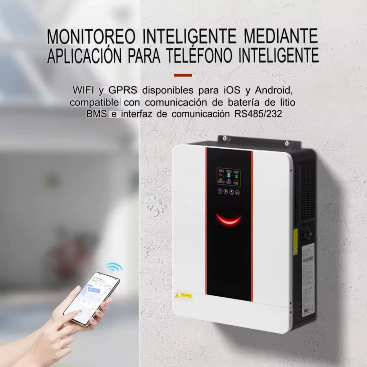 Inversor Solar 6.2 Kw 48v Cargador Hibrido Onda Pura 6200w