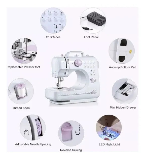Mini Máquina De Coser Portátil