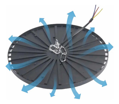 Foco Plafón Led UFO 100w Campana Techo Industrial Luz Fría