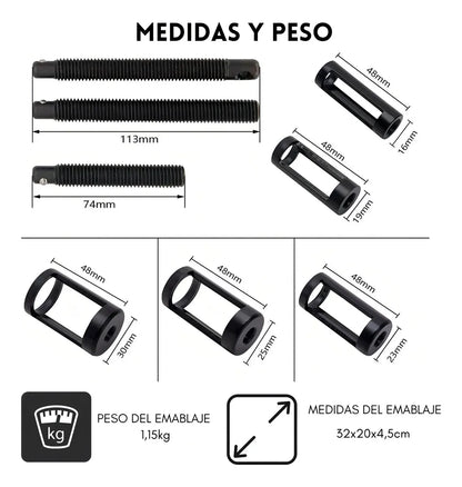 Kit 10 Piezas Extractor Válvulas Automotriz Universal