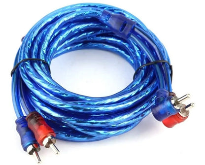 Kit Cables Para Amplificador 1500 Watts Subwoofer RCA
