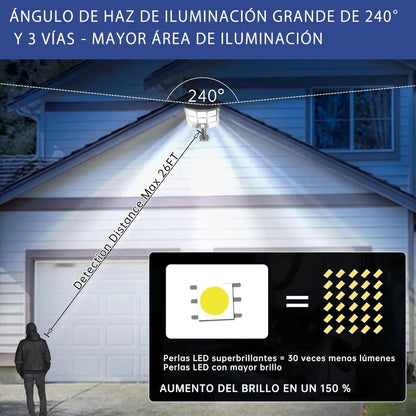 Foco Solar Led 500w Calidad + Soporte + Control