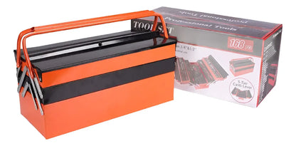 Caja Herramientas 168 Piezas Llaves Hexagonales Dados