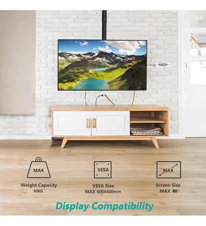 Soporte Tv Techo 65 Pulgadas Dn06 Cielo Brazo Giratorio