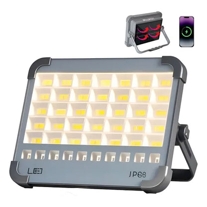 Foco Led Solar 1500w Foco Emergencia / Batería Auxiliar