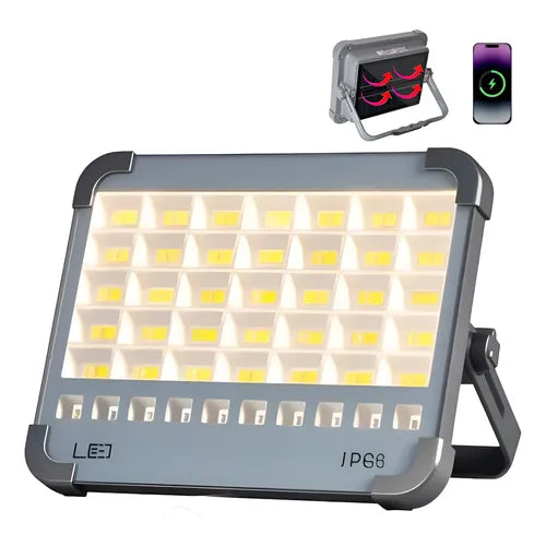 Foco Led Solar 1500w Foco Emergencia / Batería Auxiliar