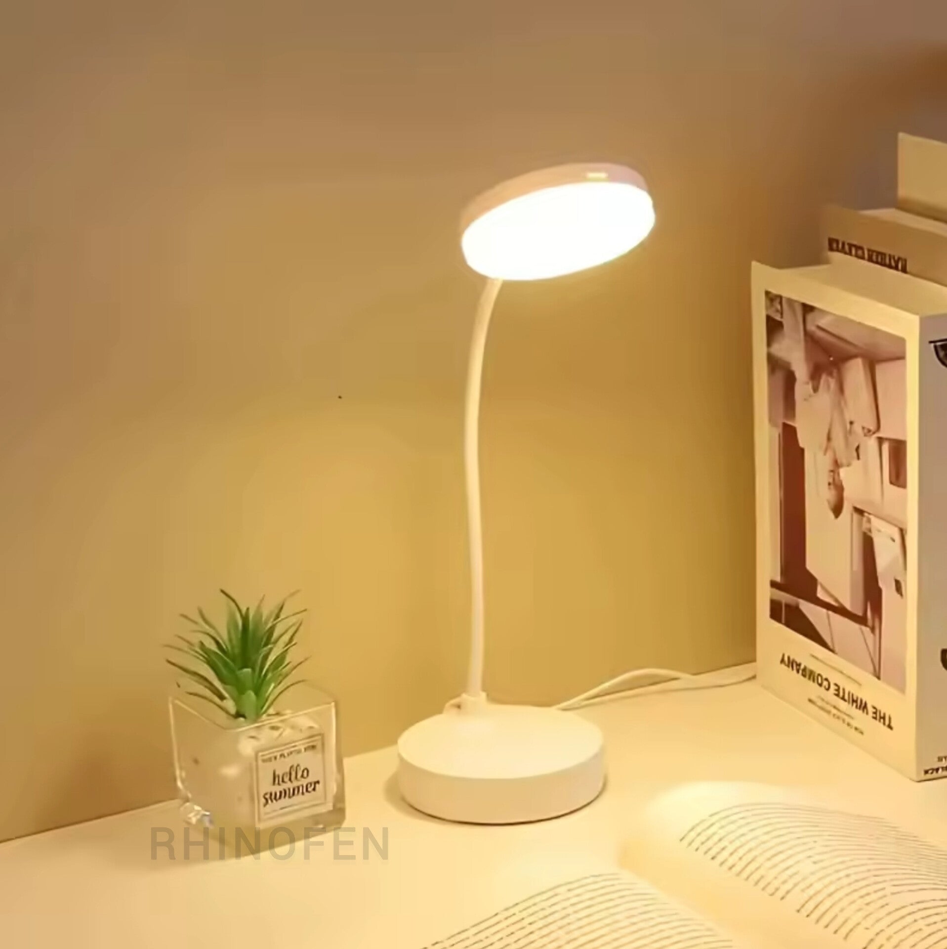 Lampara Led De Escritorio Recargable Protector De Vista