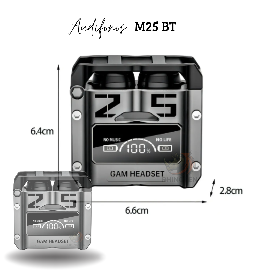 Audífonos Inalámbricos Gamer Bluetooth 5.3 M25