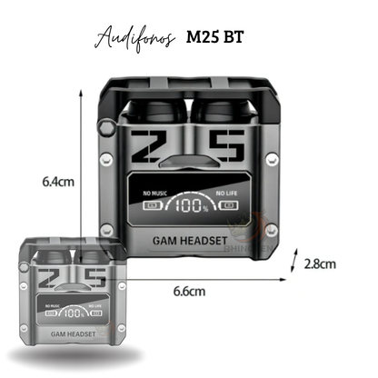 Audífonos Inalámbricos Gamer Bluetooth 5.3 M25