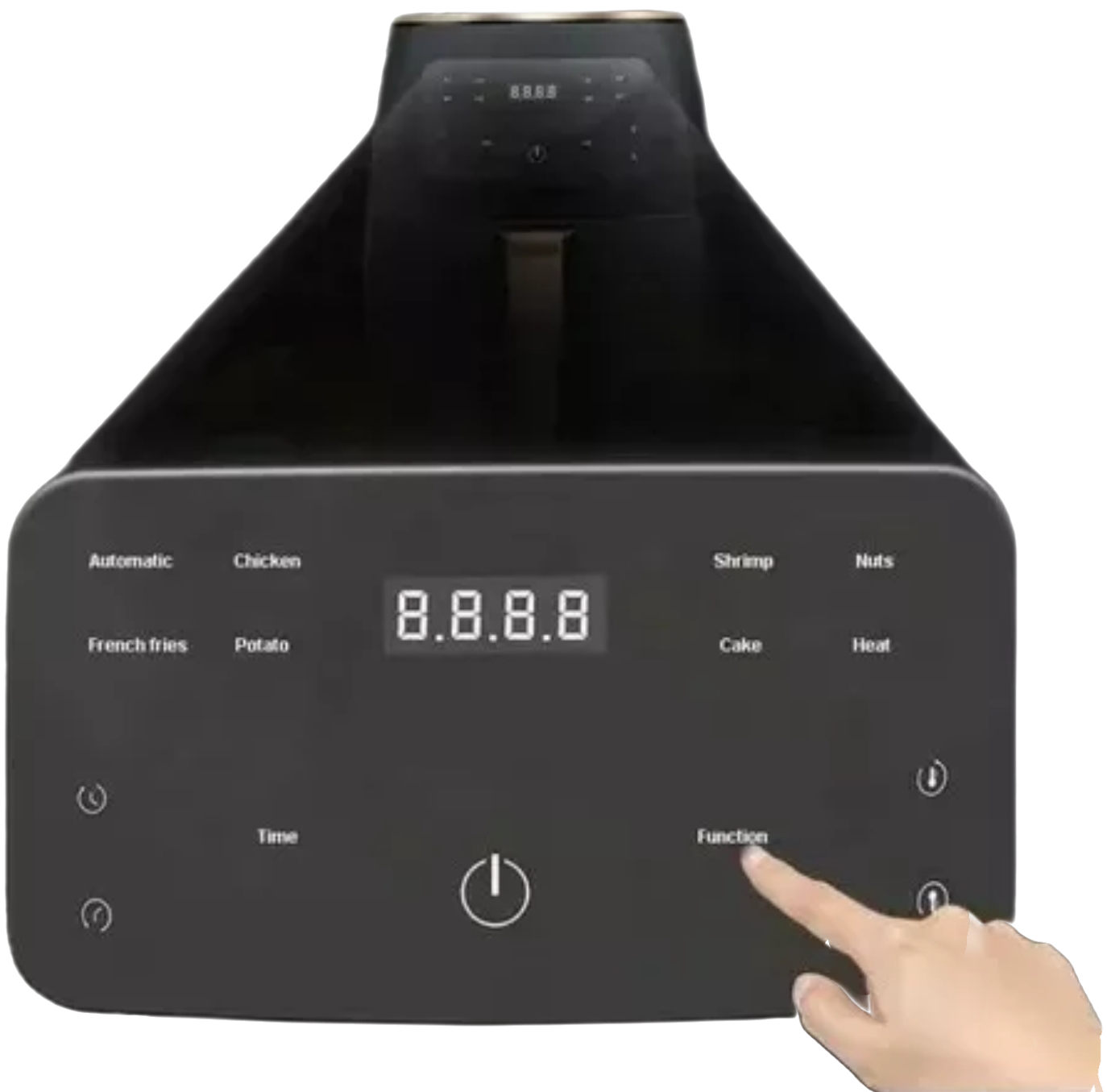 Freidora Aire 6 Litros Sin Aceite Panel Táctil Led