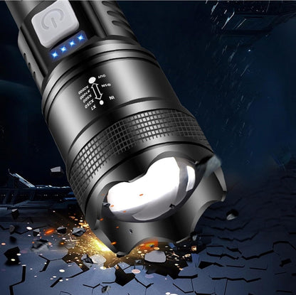 Linterna Telescópica Recargable USB