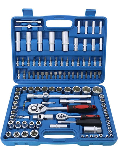 Set de 108 Piezas con Caja de Herramientas
