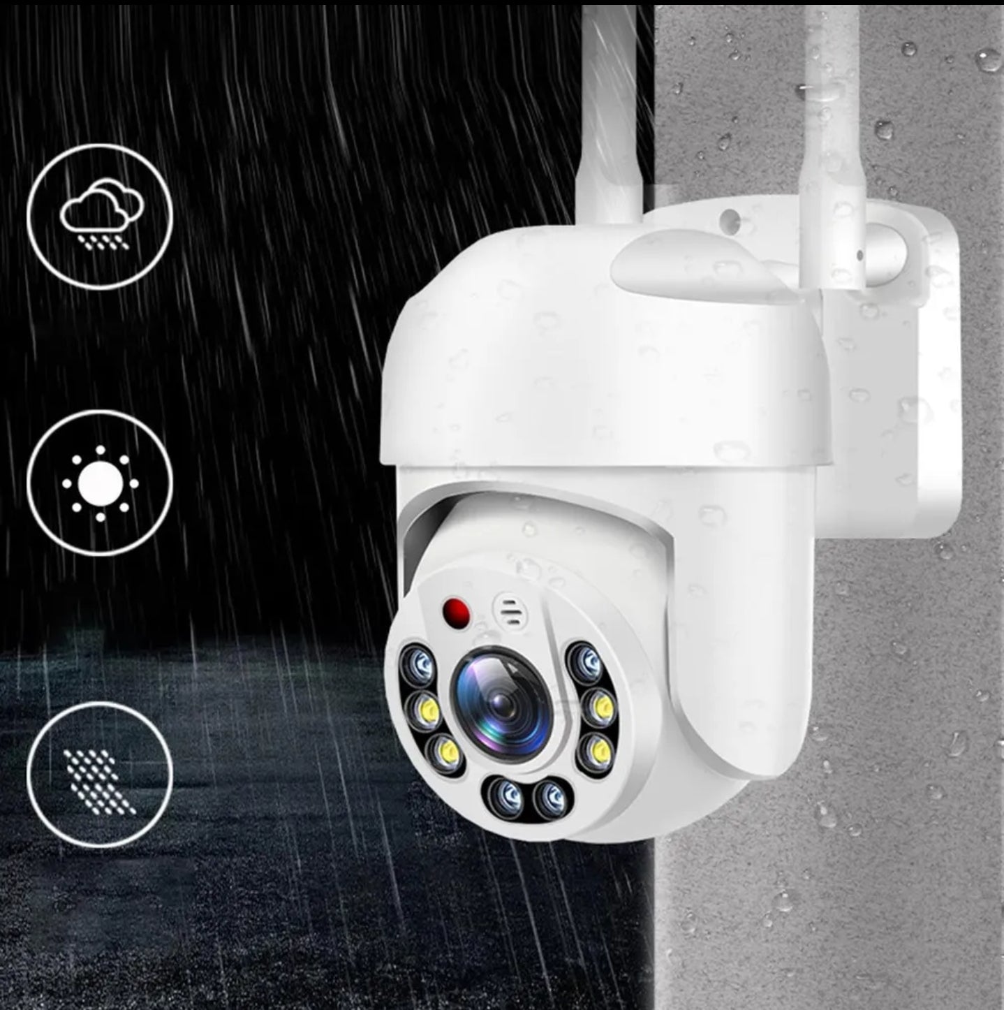 Smart Camara Yoosee Wifi Alarma Exterior Anti Agua Ip66