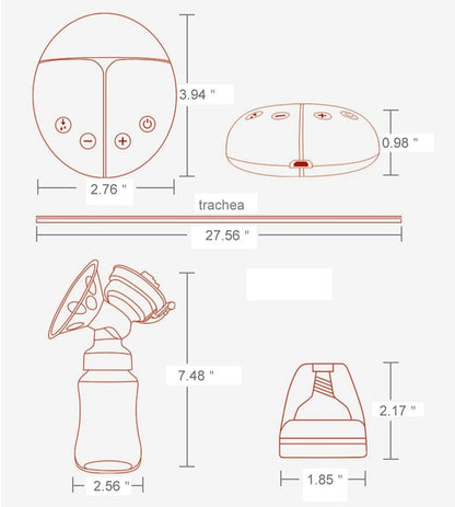Extractor De Leche Doble Portátil Manos Libres Silencioso Usb