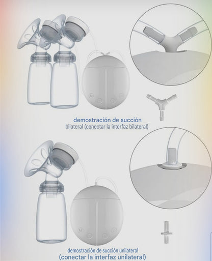 Extractor De Leche Doble Portátil Manos Libres Silencioso Usb