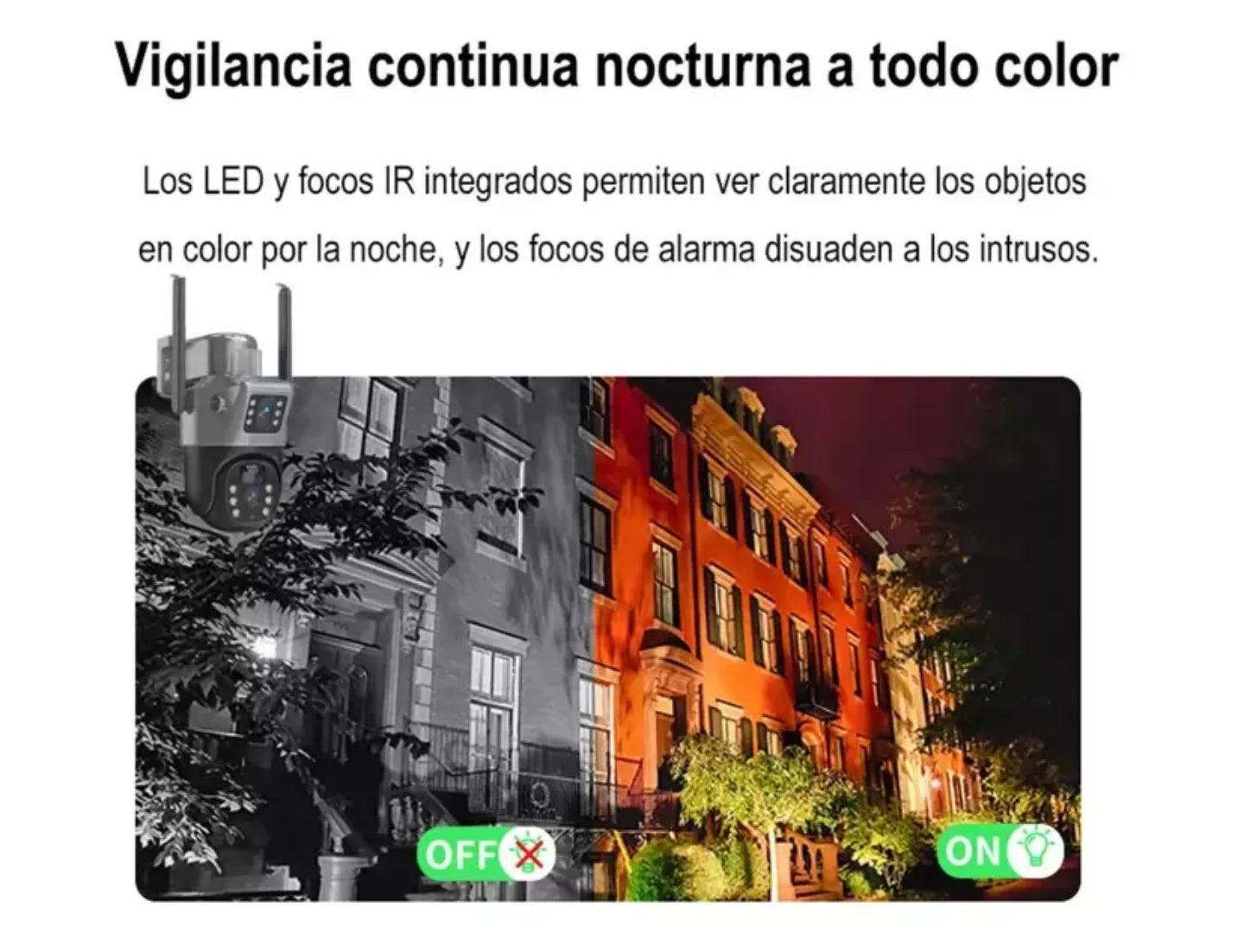 Cámara Dual Solar Ip66 Infrarrojo Wifi Exterior V380p