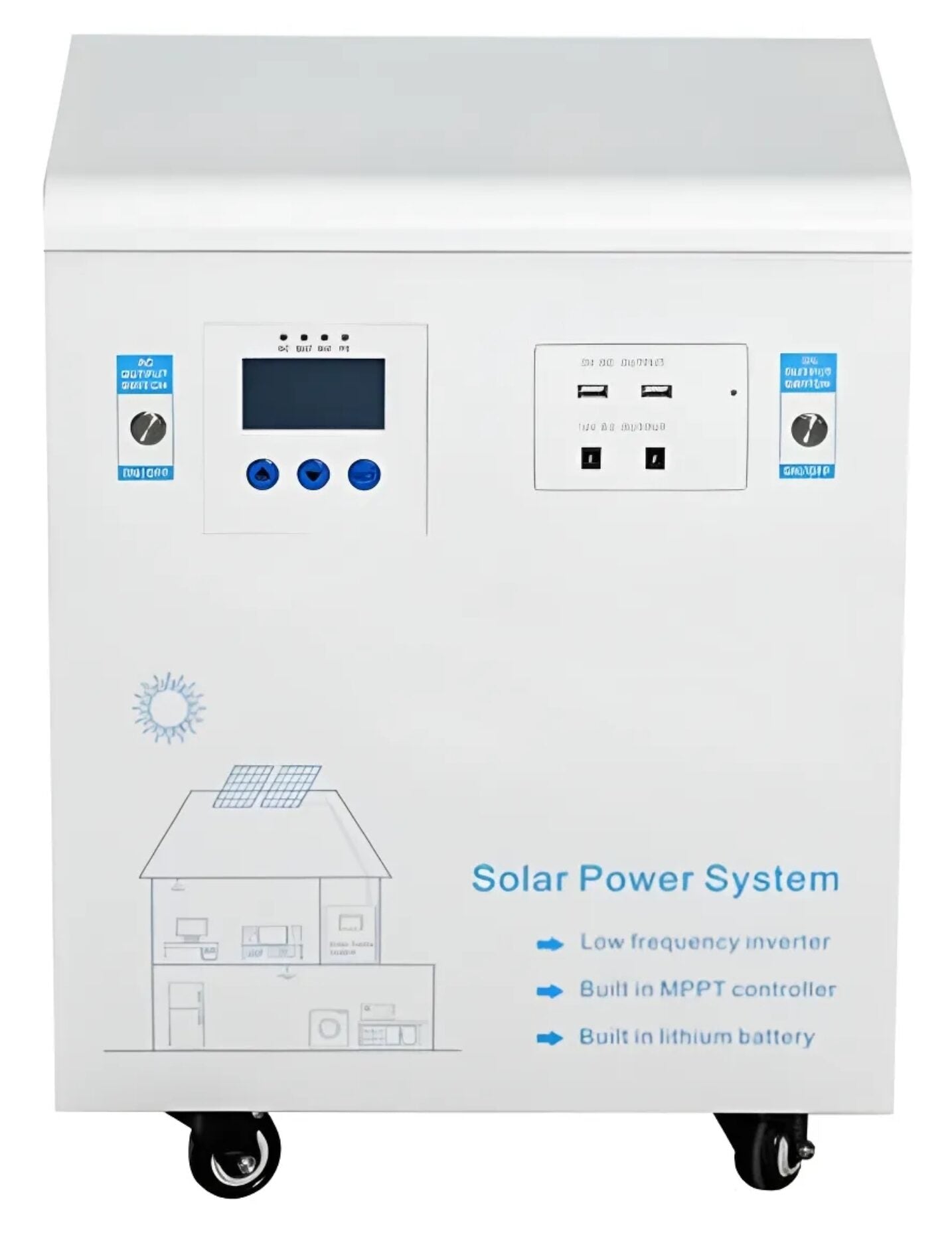 Generador Inversor Solar Batería Litio 3000w 5kw 100 Amperes